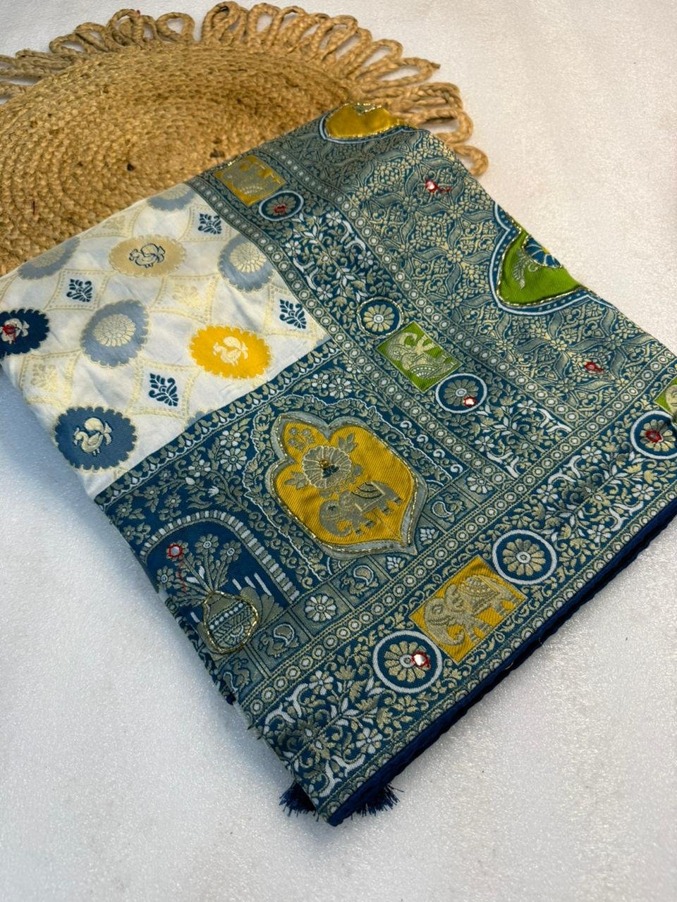 Original Patola Handwork Soft Banarasi Silk Saree