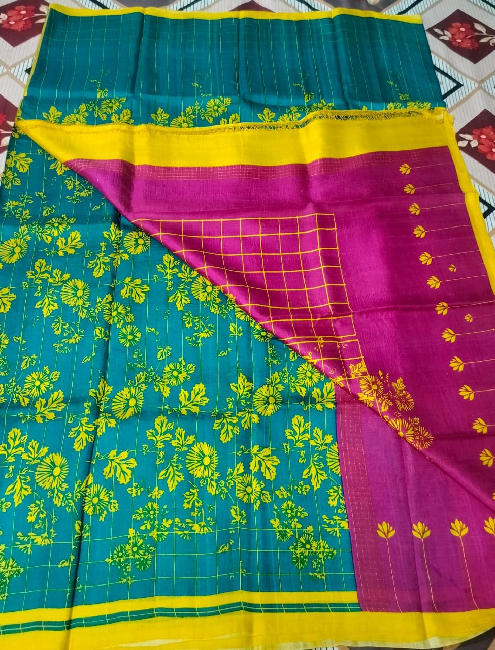 Murshidabad Silk: Heritage Hand-Block Artistry