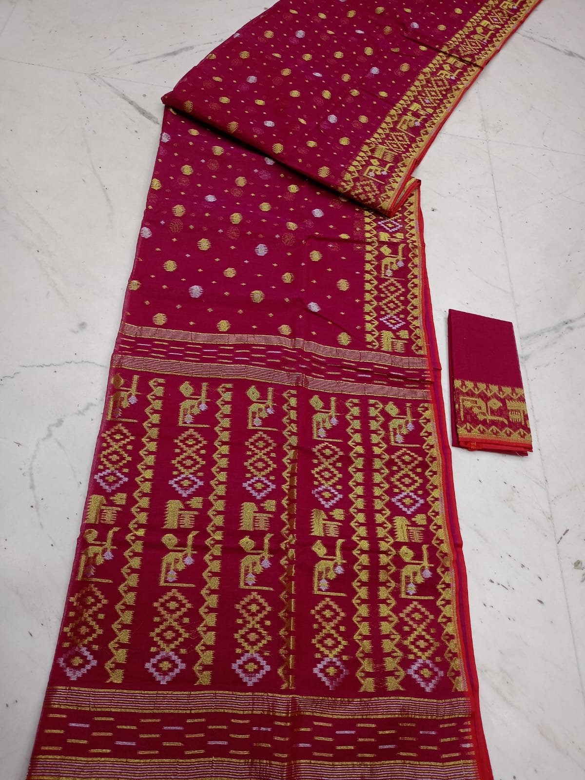 Exclusive Premium Bengal Jamdani Saree – Authentic Handloom Heritage