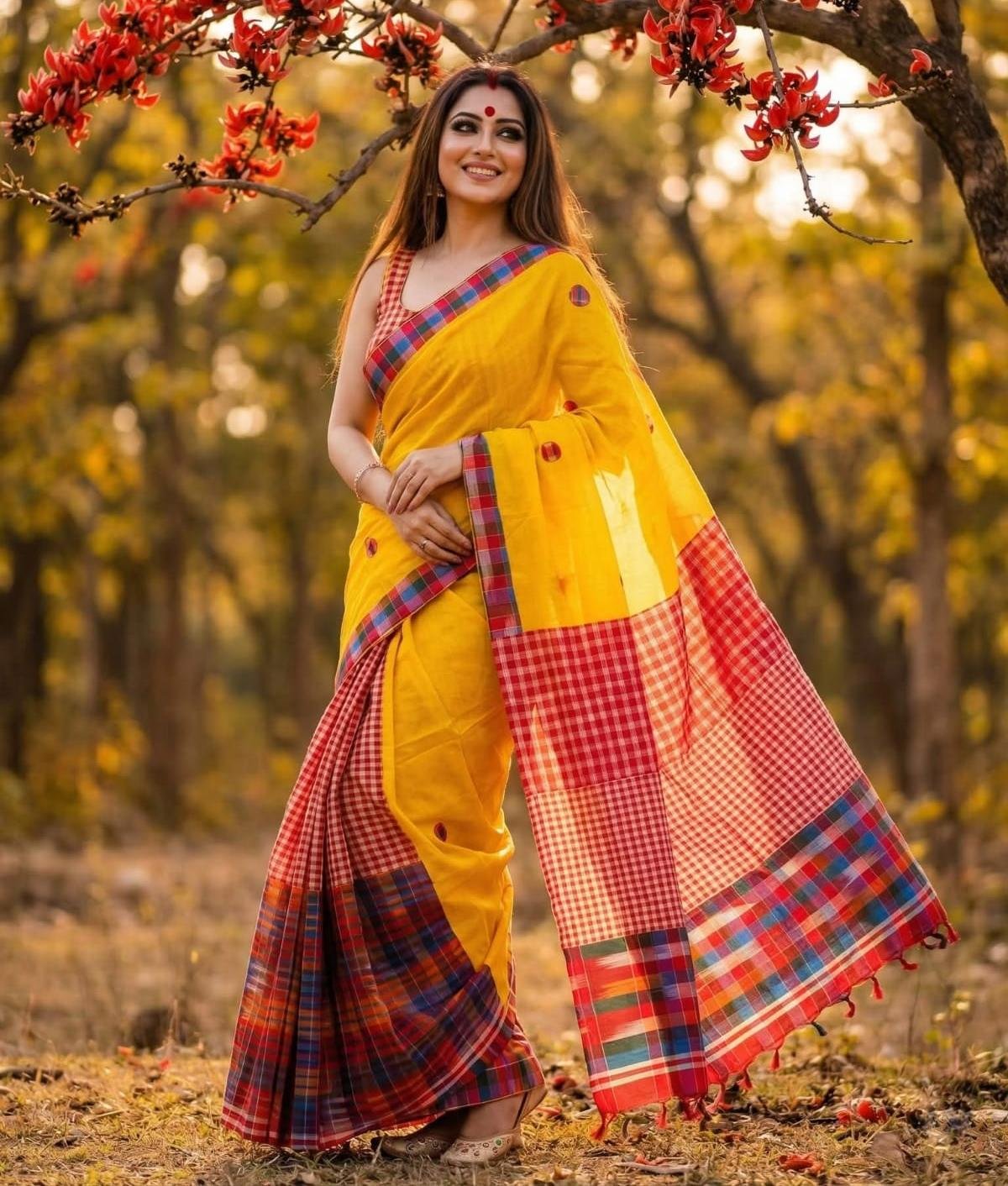 Premium Soft Bengal Dhakai Jamdani Saree Code !! T.T.G.C.
