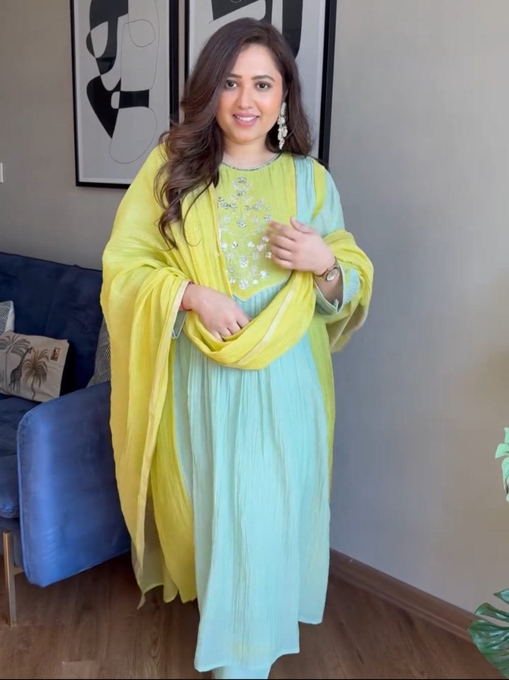 Designer Festival Special Pure Mul Chanderi Suit Set with Banarasi Lagadi Dupatta Code !! F.B.K.