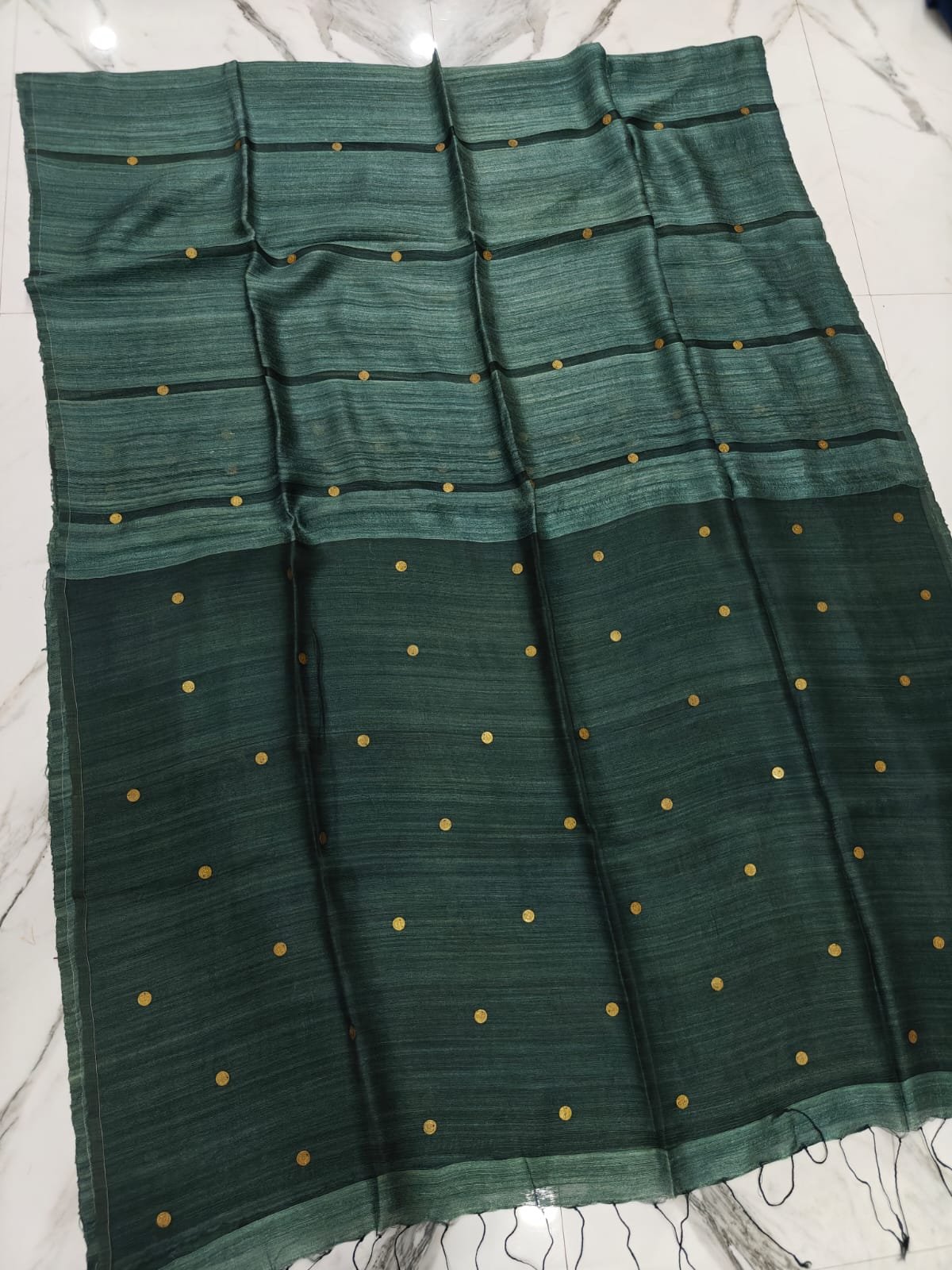 Exclusive Authentic Gini Woven Matka Saree (Code: T.T.G.C)
