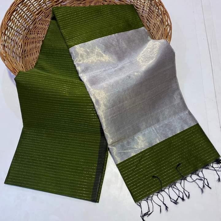 Elegant Cotton Silk Zari Woven Saree (Code: T.T.G.C.)