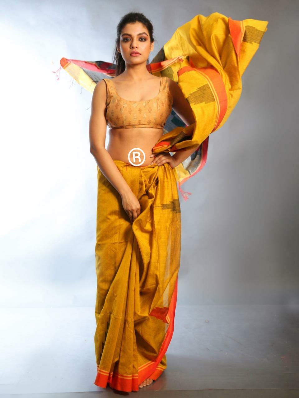 Premium Handwoven Pure Cotton Silk Saree Code !! T T.G.C.