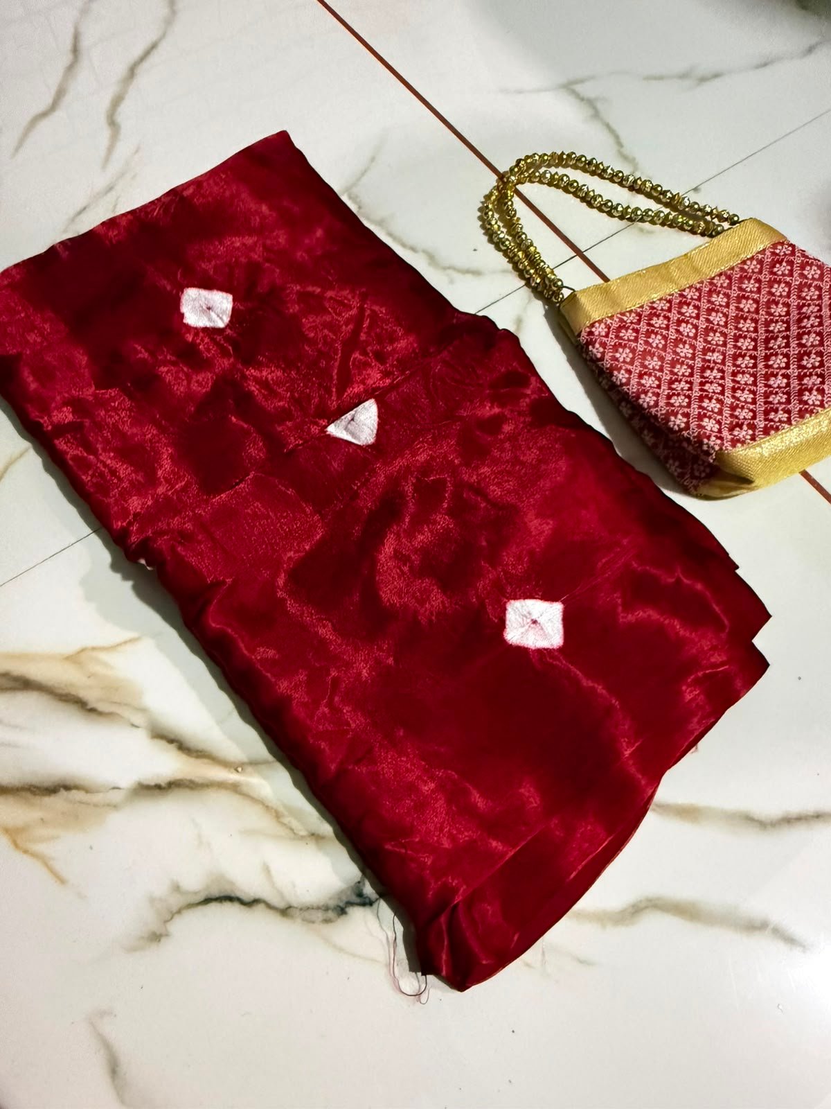 Exclusive Pavitra Bandhej Gajji Silk Saree with Fancy Zari Pallu Code !! F.B.S.