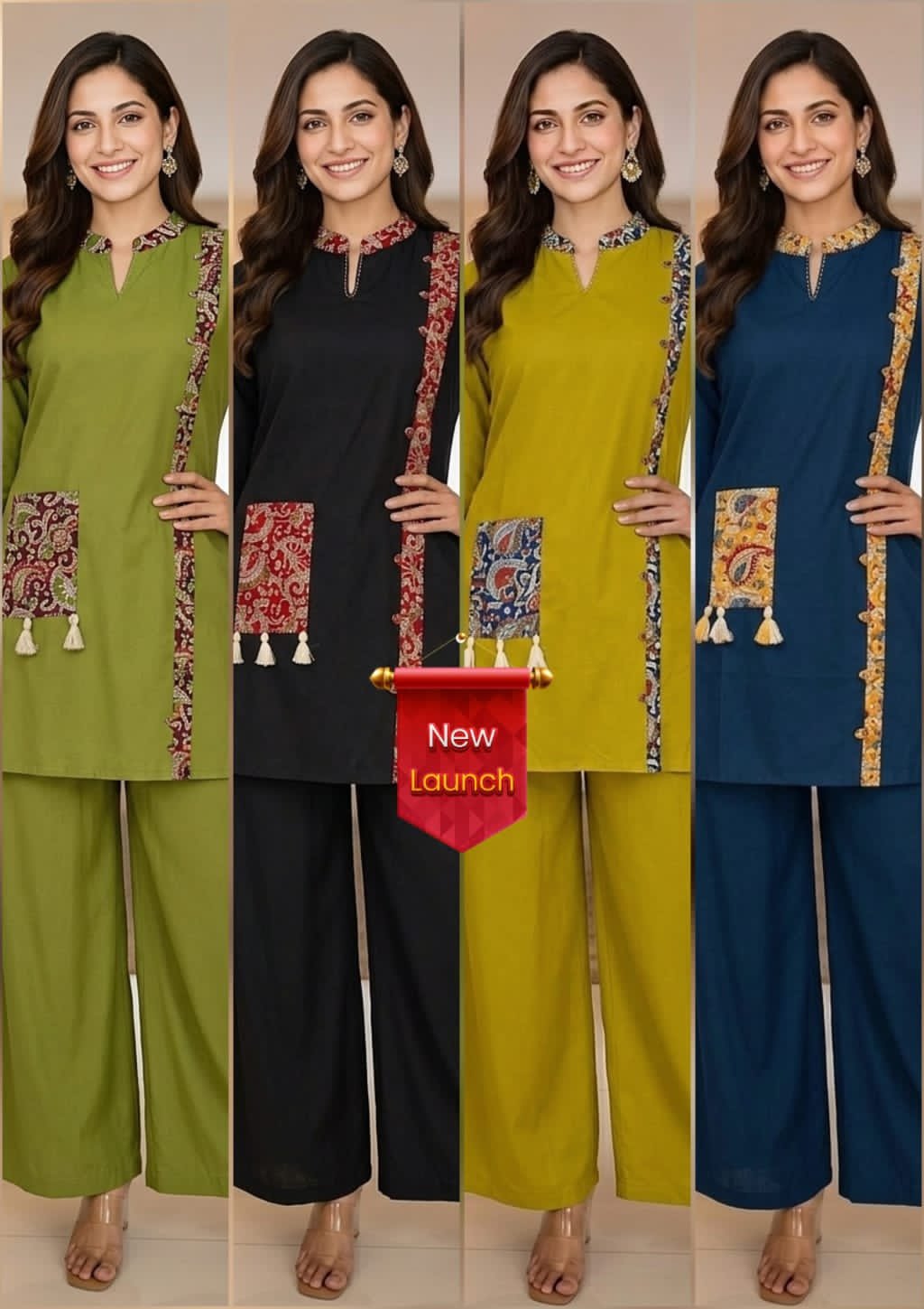 Premium Jaipuri Print Cotton Co-ord Set Code !! F.B.K.