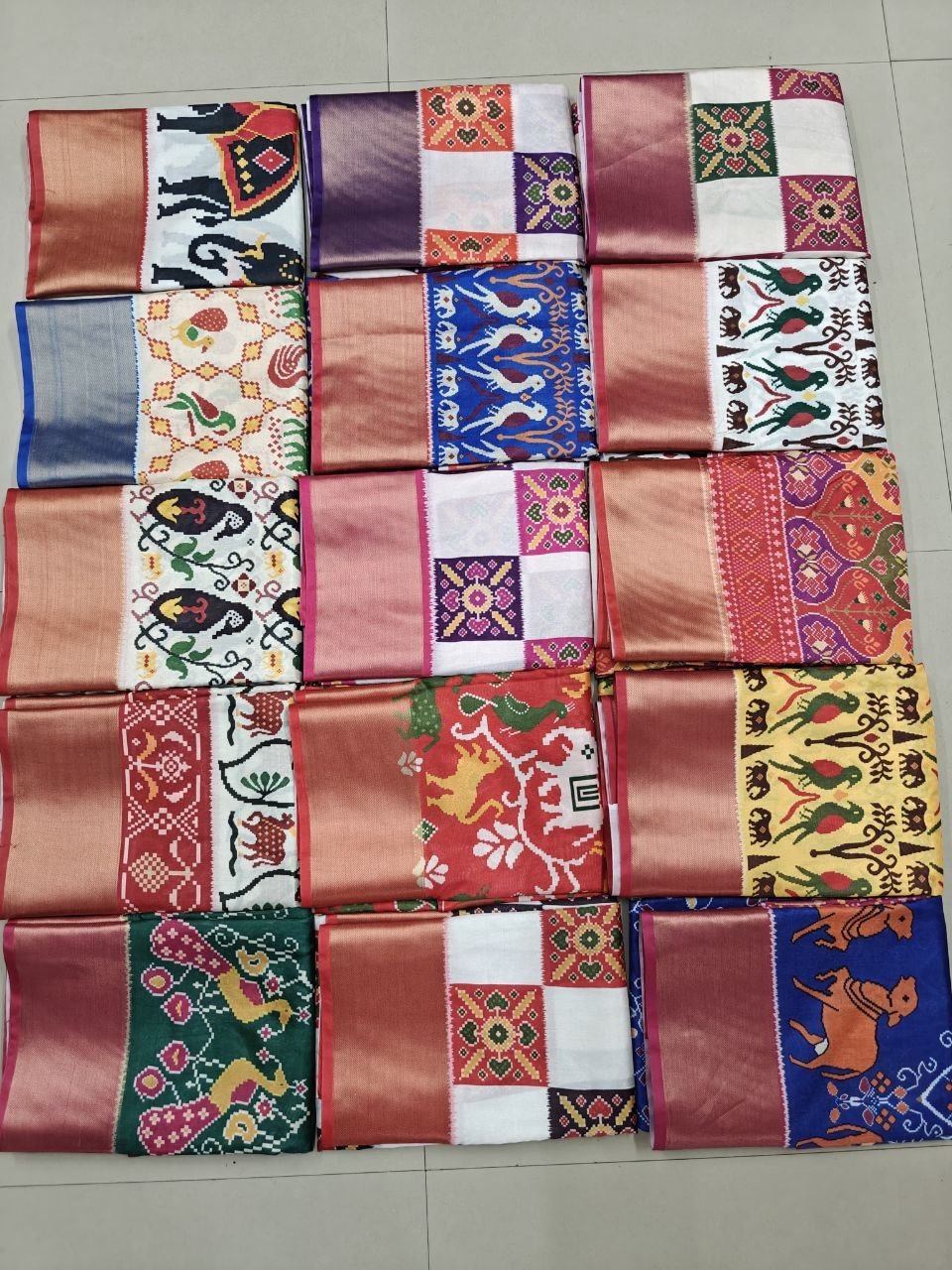 Exclusive Kalamkari & Ekkat Designer Dola Silk Saree Code !! F.B.S.