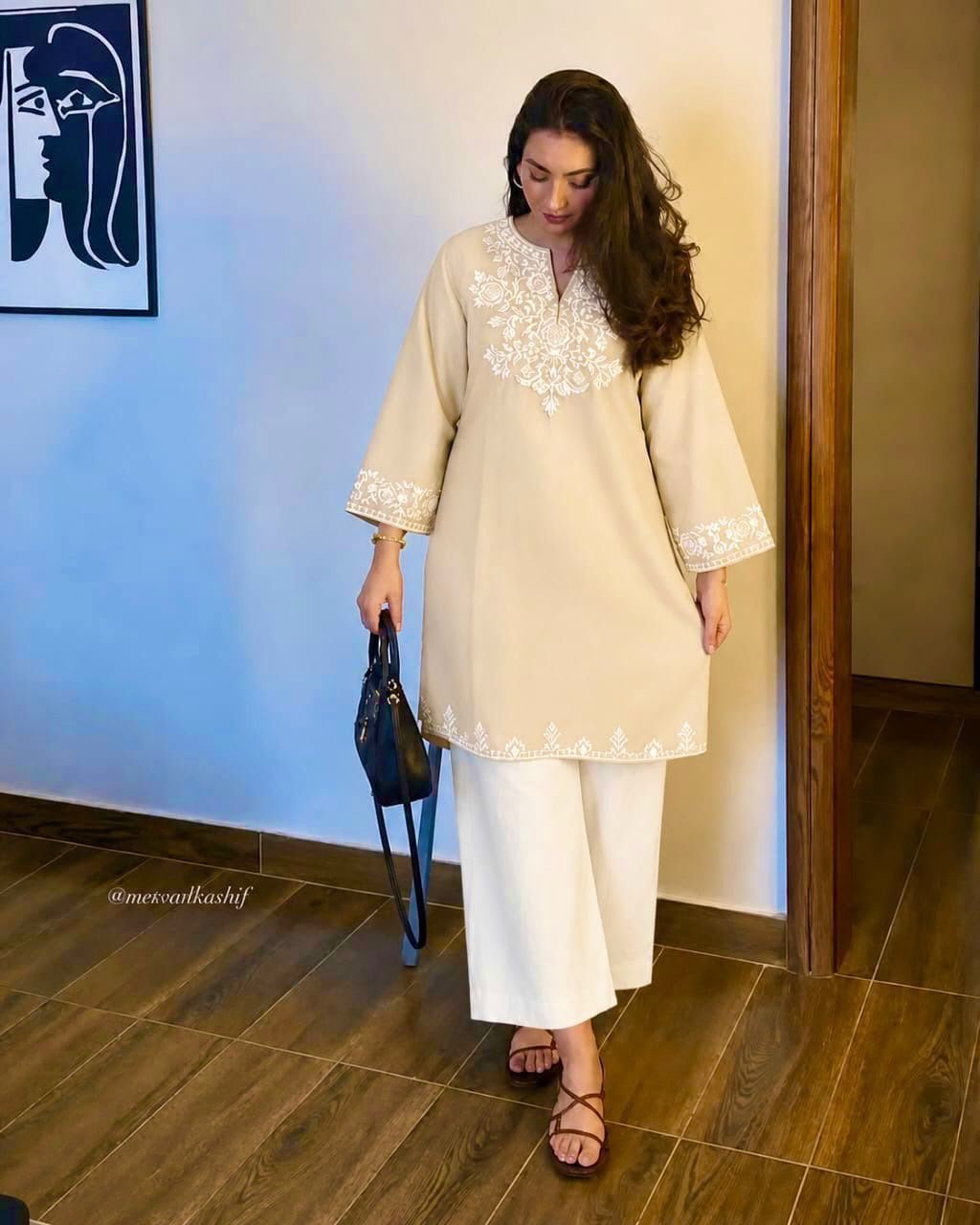 Jaipuri Pure Cotton Heavy Embroidered Co-Ord Set Code !! F.B.K.